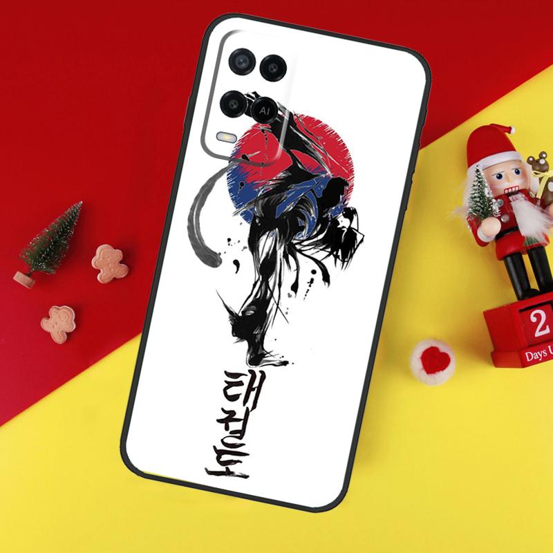Kungfu Taekwondo Case For Oppo A80 A60 A40 A15 A16 A17 A57 A94 A74 A54 A76 A96 A18 A38 A58 A78 A98 A6 A5 Pro