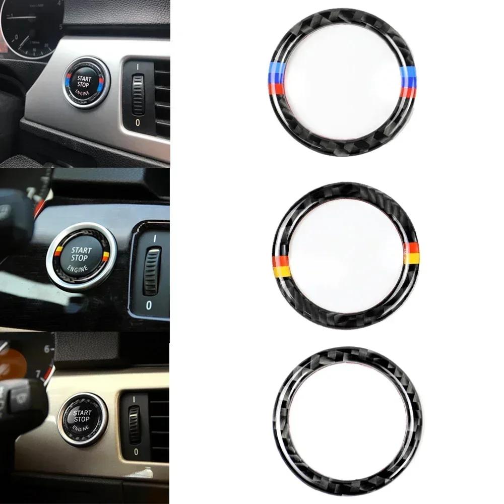 FA4New One-Click Start Decoration Circle Stickers Start Up Engine Button Decal For BMW 3 Series E90 E92 E93 320i Z4 E89 2009-2012