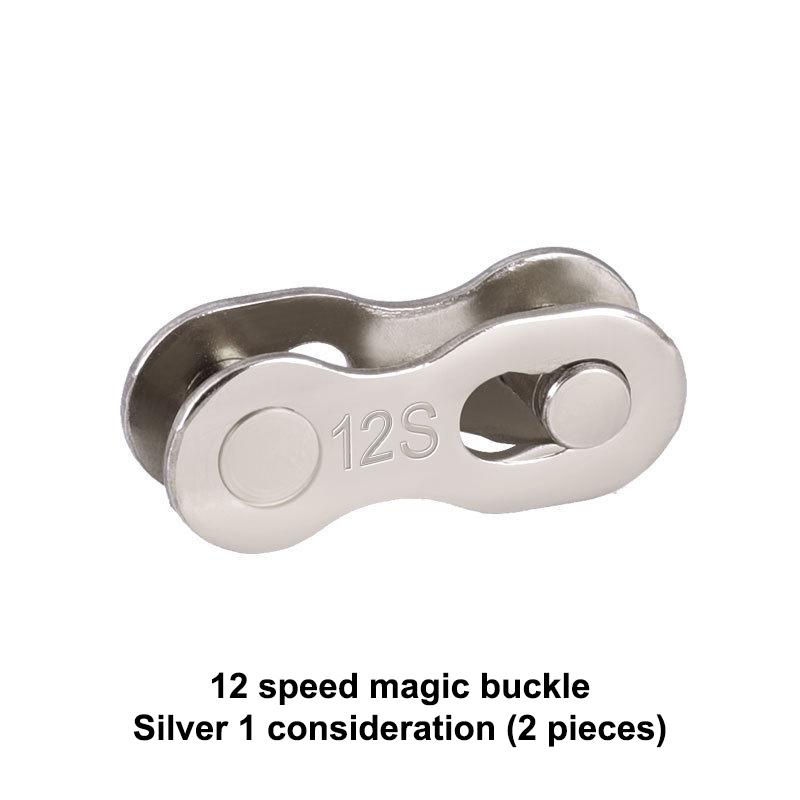 A Pair Mountain Road Bike Chain Magic Buckle 8S/9/10/11/12 Speed Chain Quick Release Buckle