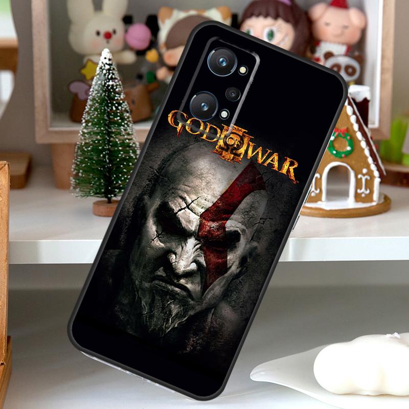 God of War For OPPO Realme C55 C35 C33 C31 C30 C25 C21Y C11 GT Neo 5 3T 2T Realme 10 9 11 Pro Plus Case