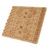 Chinese Chess Set Xiangqi Game Traditional Aluminium Golden Comfortable Touch with Storage Case Board Game for Collection
