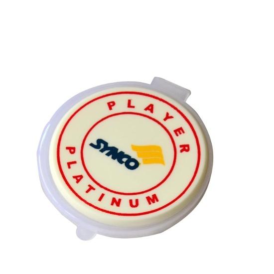 Carrom Striker Platinum Professional 15g with Special Case | Single-Piece Design for Smooth Rebound & Excellent Performance (Platinum Player)