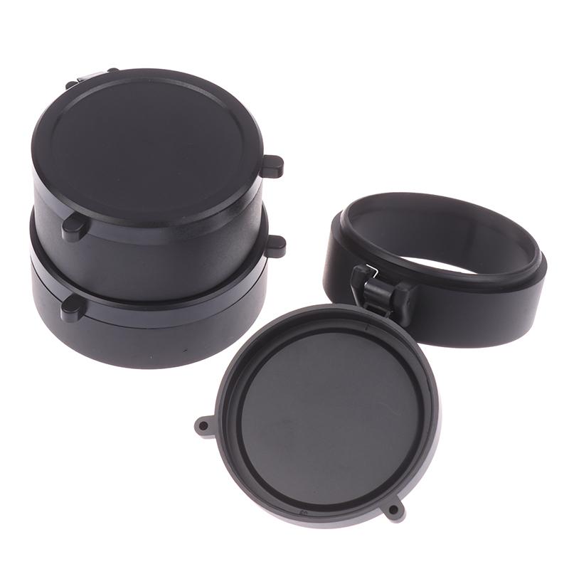 Rifle Scope Lens Cover Spring Up Quick Flip Openning Lens Dustproof Cover Telescope Cap For 30-64Mm Caliber Hunting Riflescopes