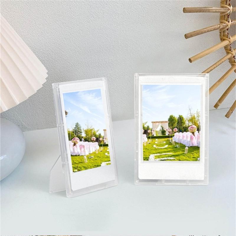 3Inch Minimalists Instantly Photo Frame Light ABS PP Materials Easy Installation For Desk Table Decorations 4pcs