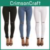 Premium Women Fashion Solid Color Skinny Long Pants Hollow Out Sexy High Waist Jeans For Every Occasion