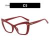 Cat Eye Prescription Frames Glasses Women Retro Optics Spectacle Frame Personality Fashion Eyeglasses Luxury  Designer
