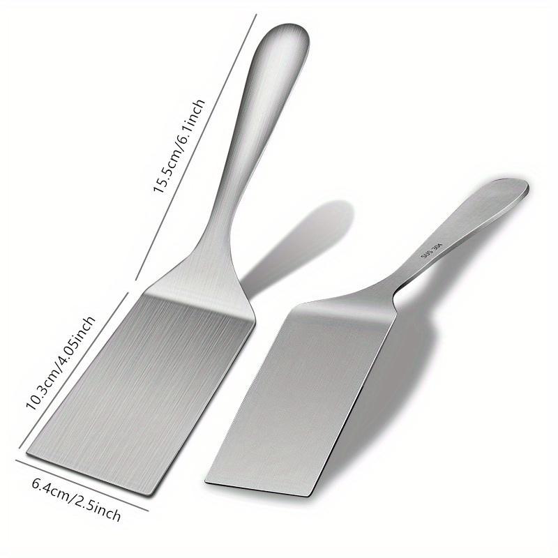 Small Stainless Steel Spatula, Grill Turner Spatula, Grill Turner, Stainless Steel Small Frying Shovel, Mental Cooking Shovel