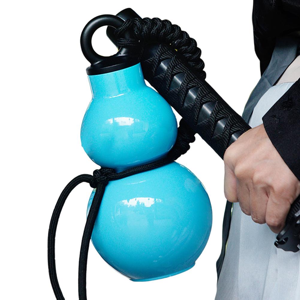 800ml Gourd Water Bottle Chinese Retro-Inspired Wu Kong Water Kettle Large Capacity Drinking Gourd Bottle for Outdoor Sports