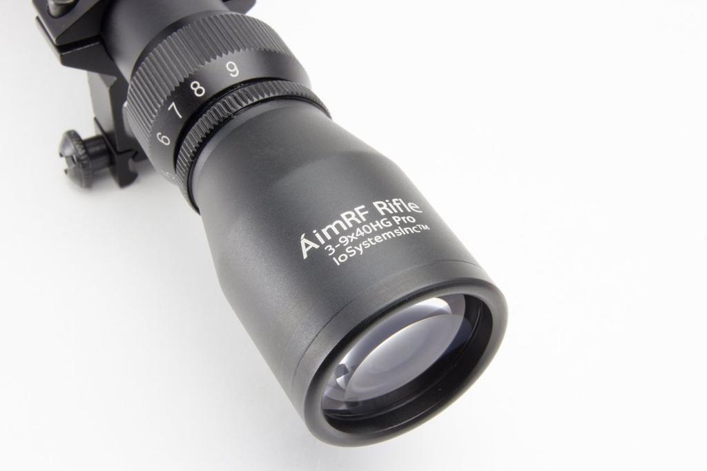 IoSystems Inc. 3-9X40HG Pro2 Kill Flash Rifle Scope with Japanese Instruction Manual, 40mm Caliber, 3-9x Zoom, High-End Model, Includes 20mm High