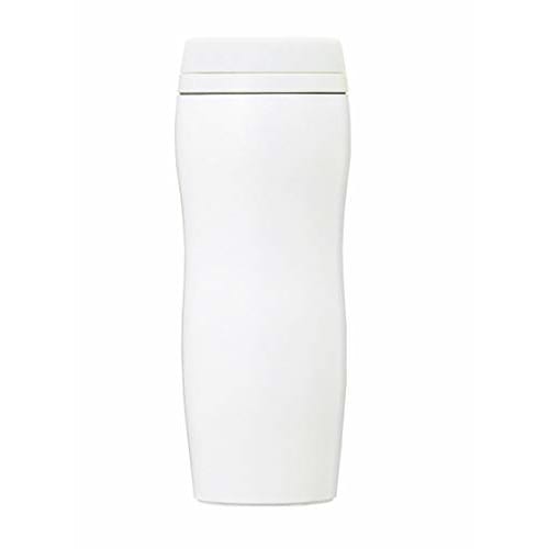 Starbucks Curved Stainless Steel Bottle, Matte White, 355ml