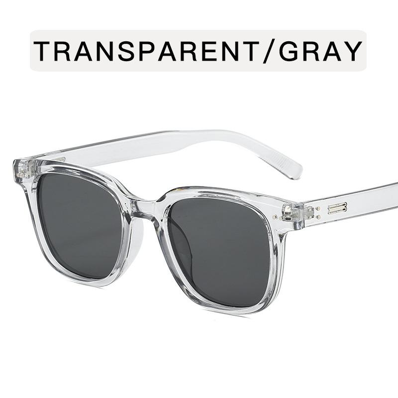 Square Shape Sun Glasses for Men Korean Fashion UV400 Protection Sunglasses Women  Female Sunglass