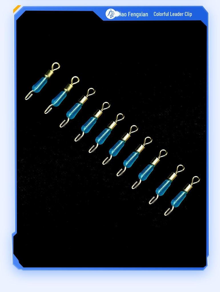 Silicone Quick-Change Leader Clip with O-Ring & Strong Pull Pin for Fishing