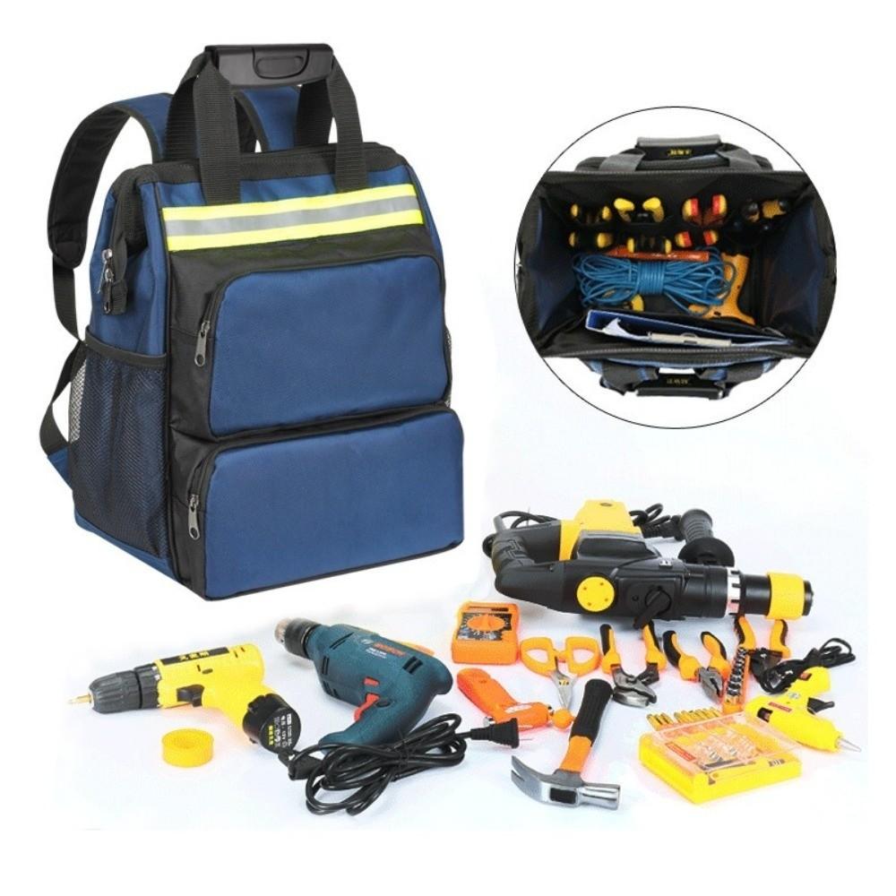 Waterproof Electrician Tool Bag Oxford Cloth Toolkit New Tool Backpack