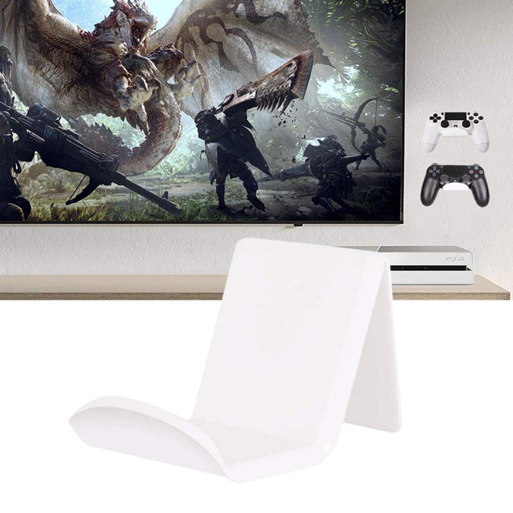 2x Acrylic Game Controller Holder Stand Wall Mount Fits for PS3 One