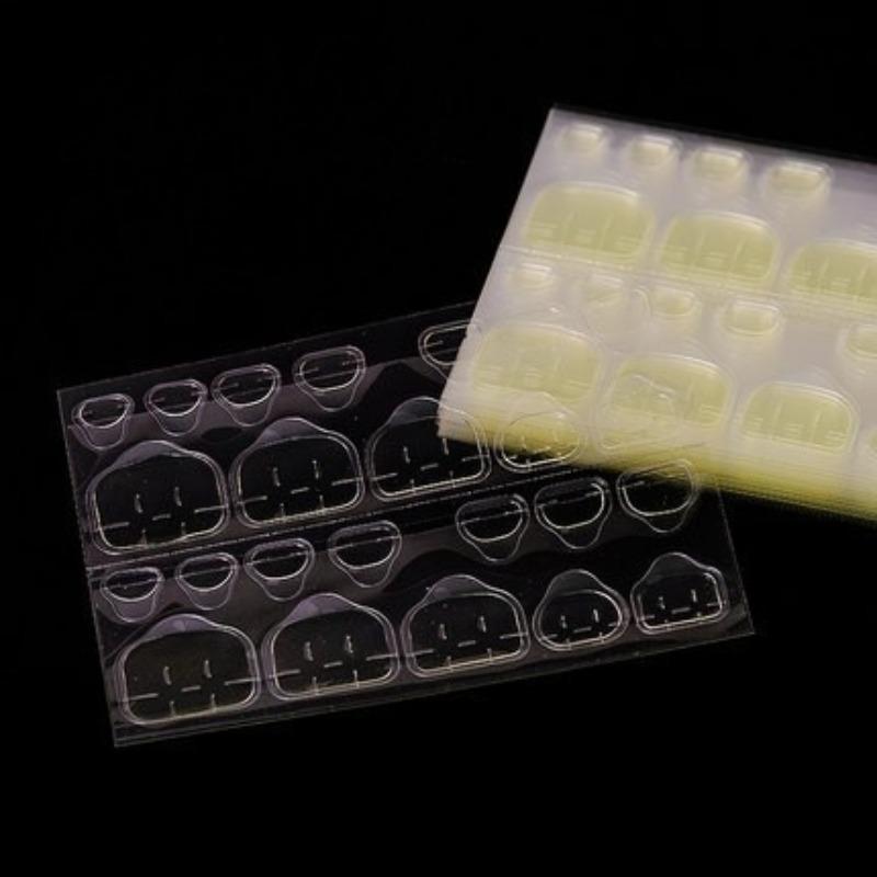 Jelly Tape, Double-sided Tape, Yellow Glue, Strong Transparent Waterproof Nail Art Patch, Nail Polish Adhesive Patch