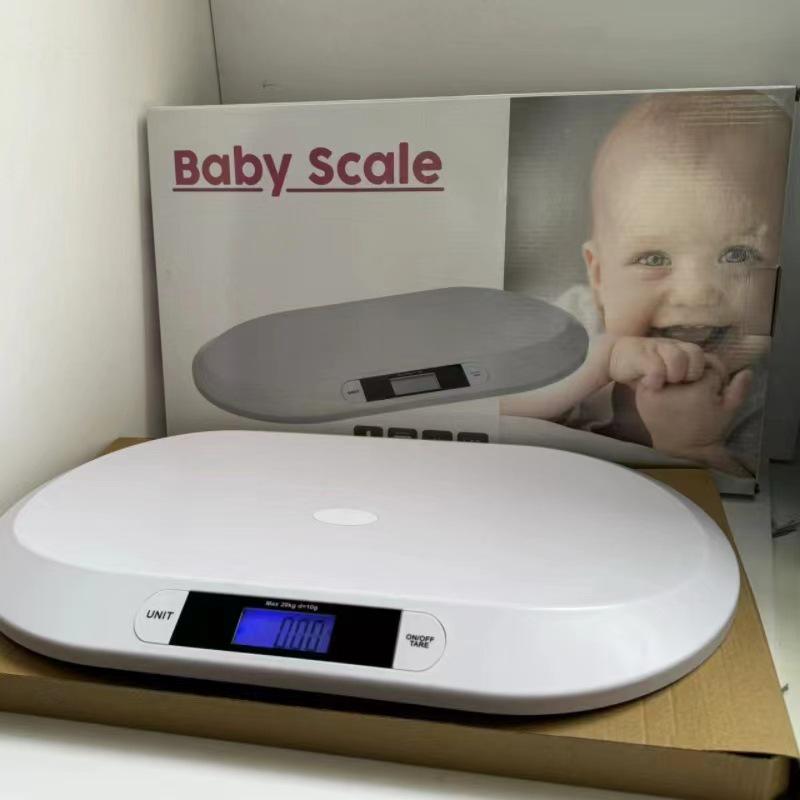 Smart Baby Weight Scale for Newborns and Infants - Compact Household Electronic Scale
