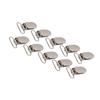 20pcs Heavy Duty Metal Pacifier Suspender Clips Silver Duckbill Shape Clips  Clothes Decoration