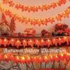 Fairy LED String Lights Maple Leaf Red Berry Ivy Vine Wreath Garland Light For Xmas Wedding Home Courtyard Indoor Party Romantic Atmosphere Decoration