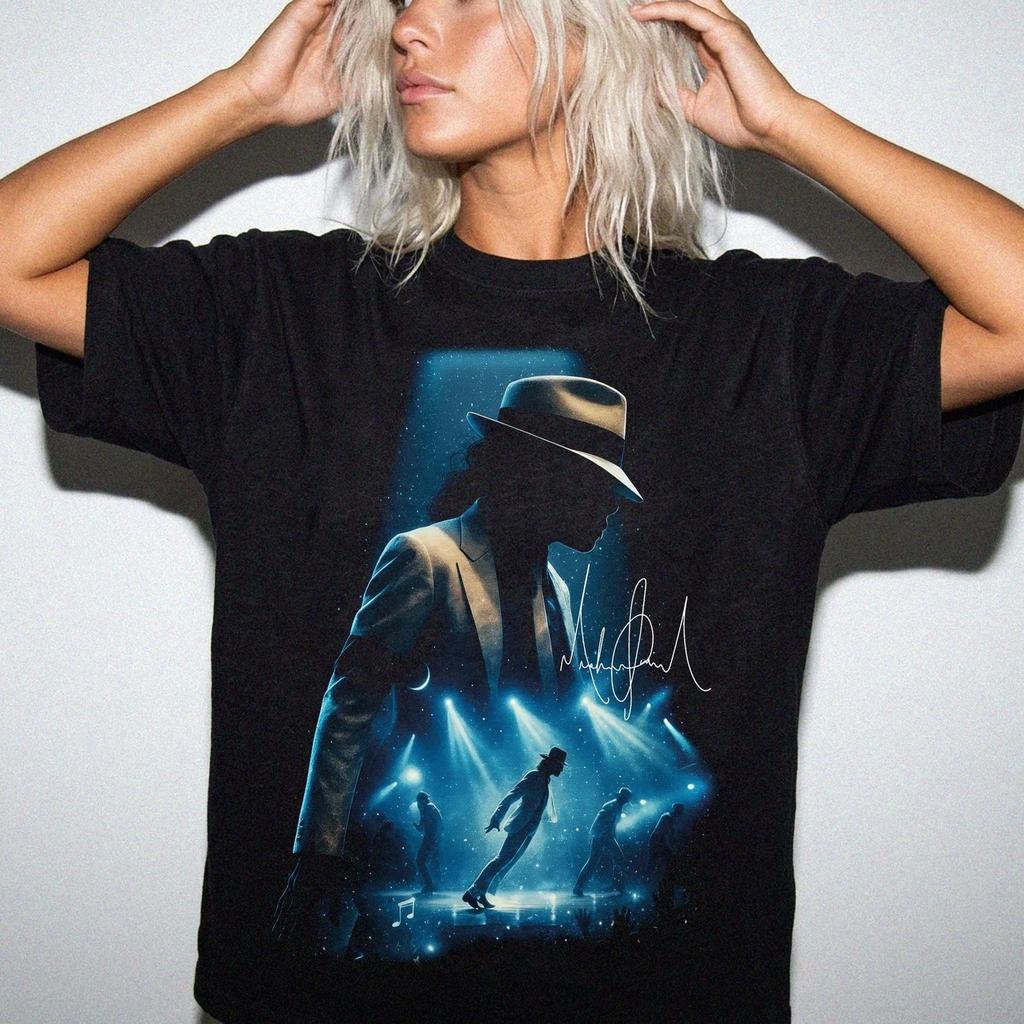 T-shirt Comfort Colors® Michael Jackson King of Pop, Abbigliamento Retro per Fan della Musica