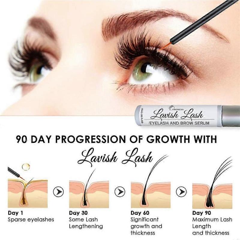 2pcs Rapid Eyelash Growth Serum Eyelash Lift Lengthening Eyelash Longer Eyelash Thickening Nourishing Follicles Hairline Extension