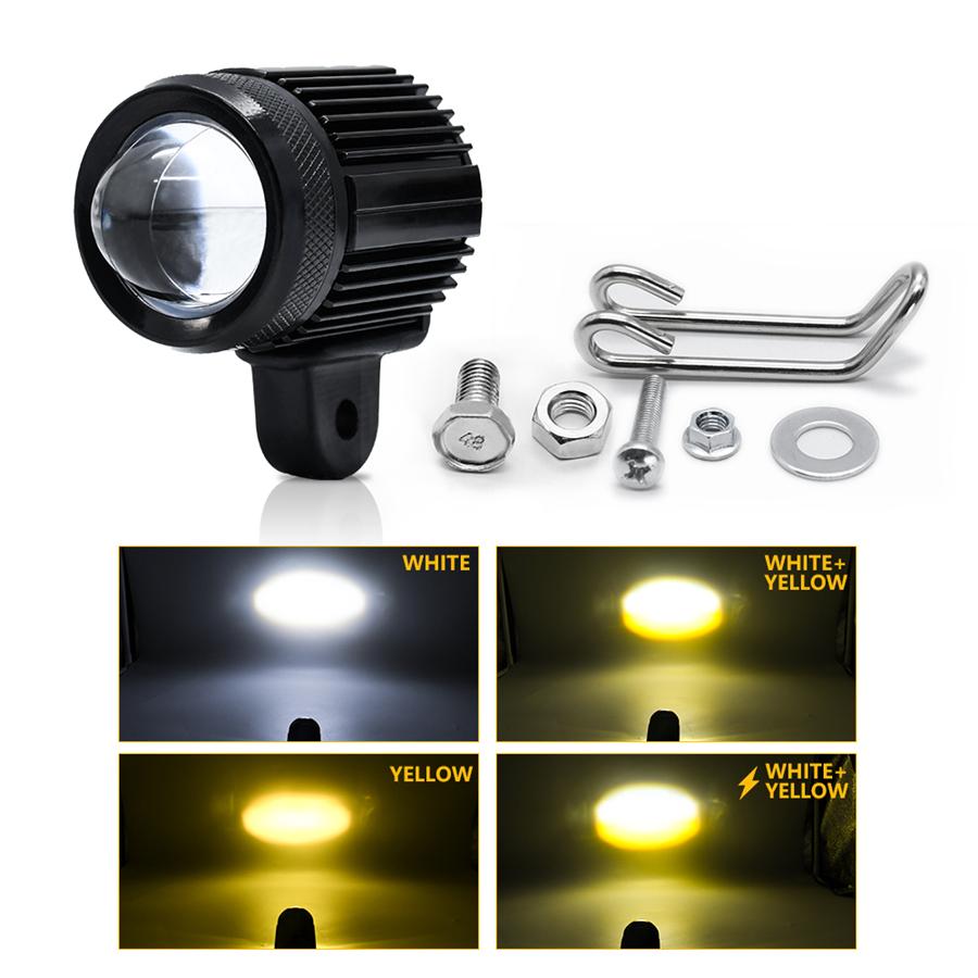 2Pcs 60W LED Fog Lights For Motorcycle Car Truck ATV