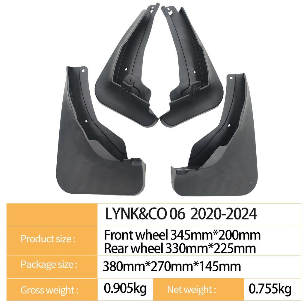 Compatible Mudguard for Geely Lynk & Co 06 (2020-2024)