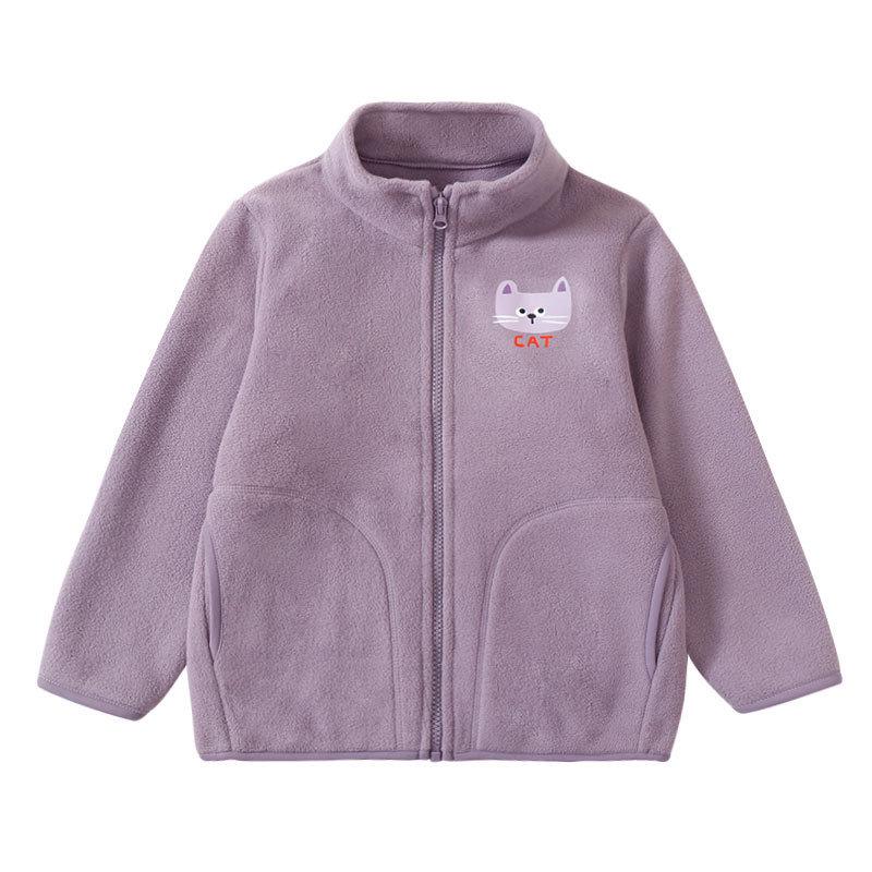 Children's Autumn/Winter Fashion Fleece Top - Casual Big Kids' Clothing, Parent-Child School Uniform, Boys & Girls.