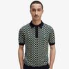 Fred Perry [sharp] Glitch Checkerboard Knit Shirt  R70  Afpm2336514 R70