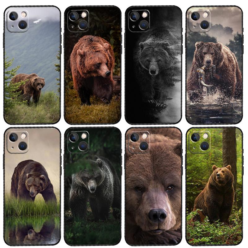 Grizzly Bear For Huawei Nova 12i 11i 8i 12s Y73 Y72 Y61 Y91 Y90 Y70 Y60 9 10 SE P30 P40 Lite P60 Pro Case