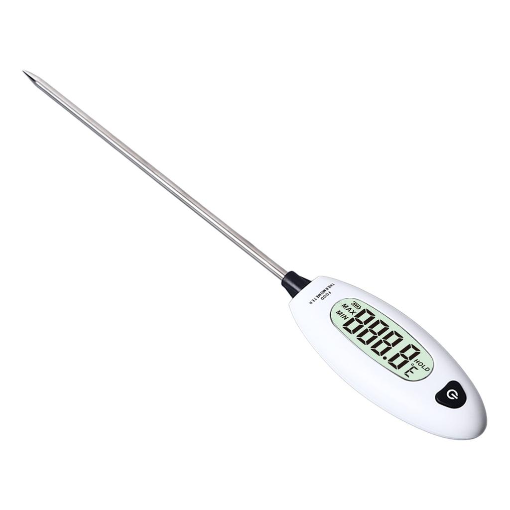 Food Thermometer Digital LCD Display Stainless Steel Probe for Home Kicthen Meat Cooking Baking
