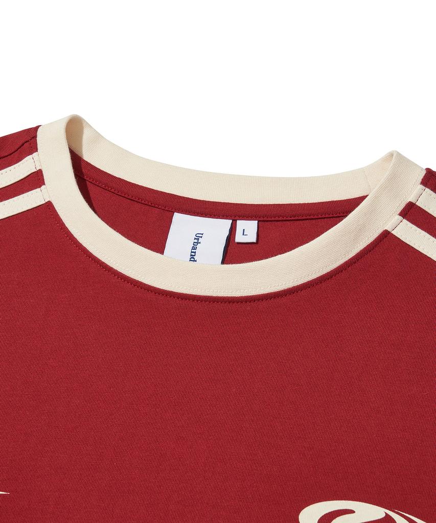 URBANDTYPE Football Jersey T-Shirt_Red