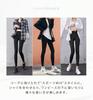 DAYCLOSET Yoga Yoga097 Dark Women's Leggings, 10-Length, Thin, Stretch, High-Waisted, (S, Gray)