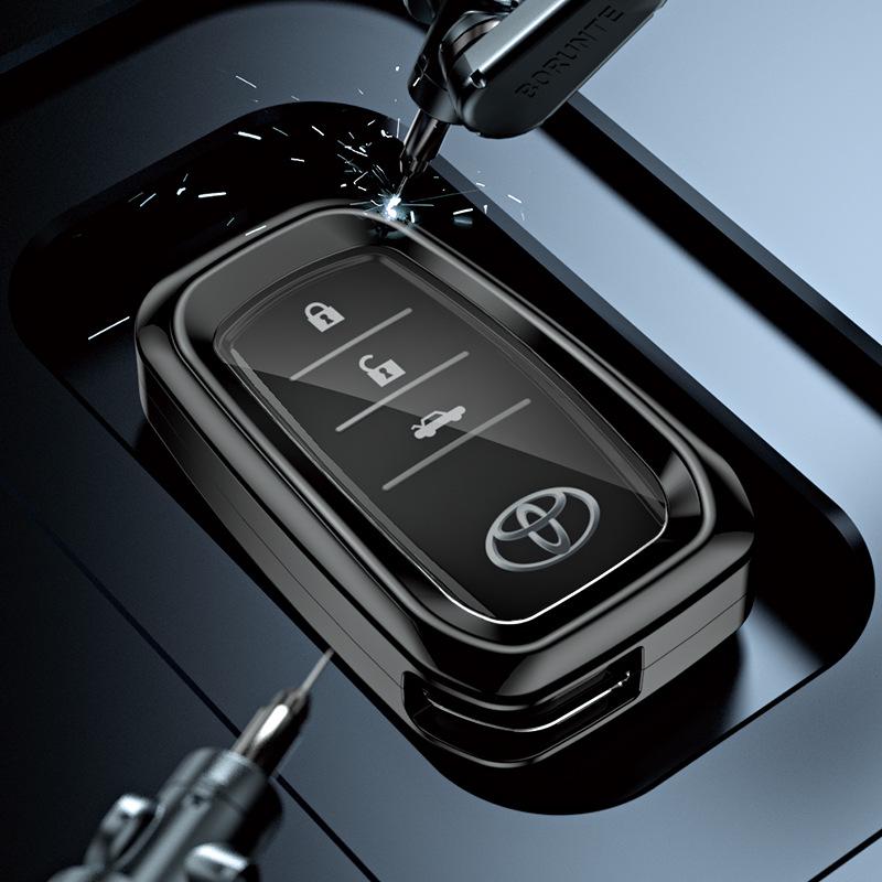 Toyota Key Case: Fits Highlander, RAV4, Crown, CHR, Venza, Prado, Camry - Full Wrap Cover