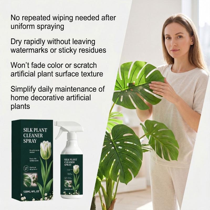 Artificial Plant Dust Cleaner Liquid for Office Display and Shelf Styling, Artificial Flower Cleaning, Display Item Cleaning, Daily Arrangement