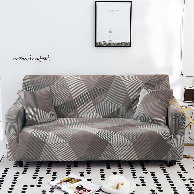 New Printed Sofa Covers For Living Room Sofa Protector Anti -Dust Elastic Stretch Covers For Corner Dust Cover