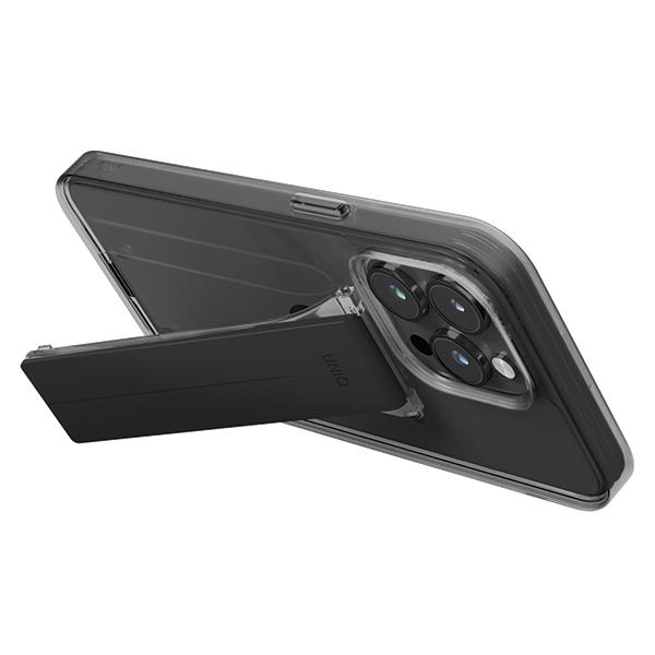 Etui Do iPhone 15 Pro Max UNIQ Heldro Mount Z Podstawką Dymny