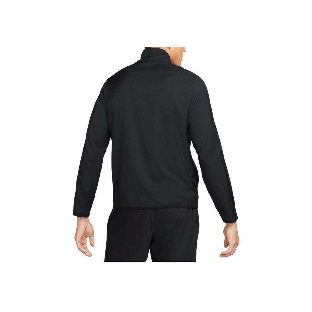 Nike Dri-Fit Lässige Stehkragen Sport Langarmjacke Herrenjacke Schwarz CU4954-010