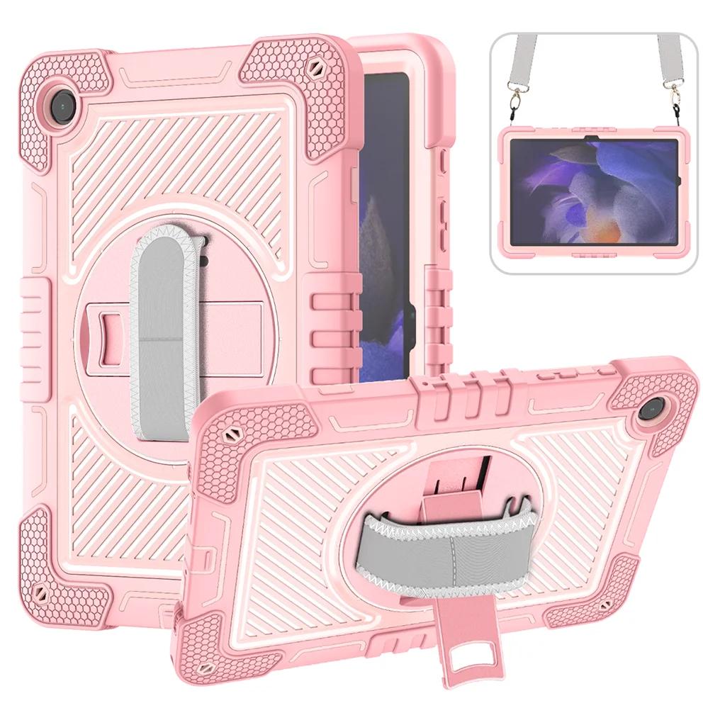 Pour Samsung Galaxy Tab A9 Plus 11 pouces SM-X210 SM-X216B SM-X218U A9+ Étui Housse Tablette Silicone Enfant Avec Sangle d'épaule #R A9 Plus 11-inch 2023