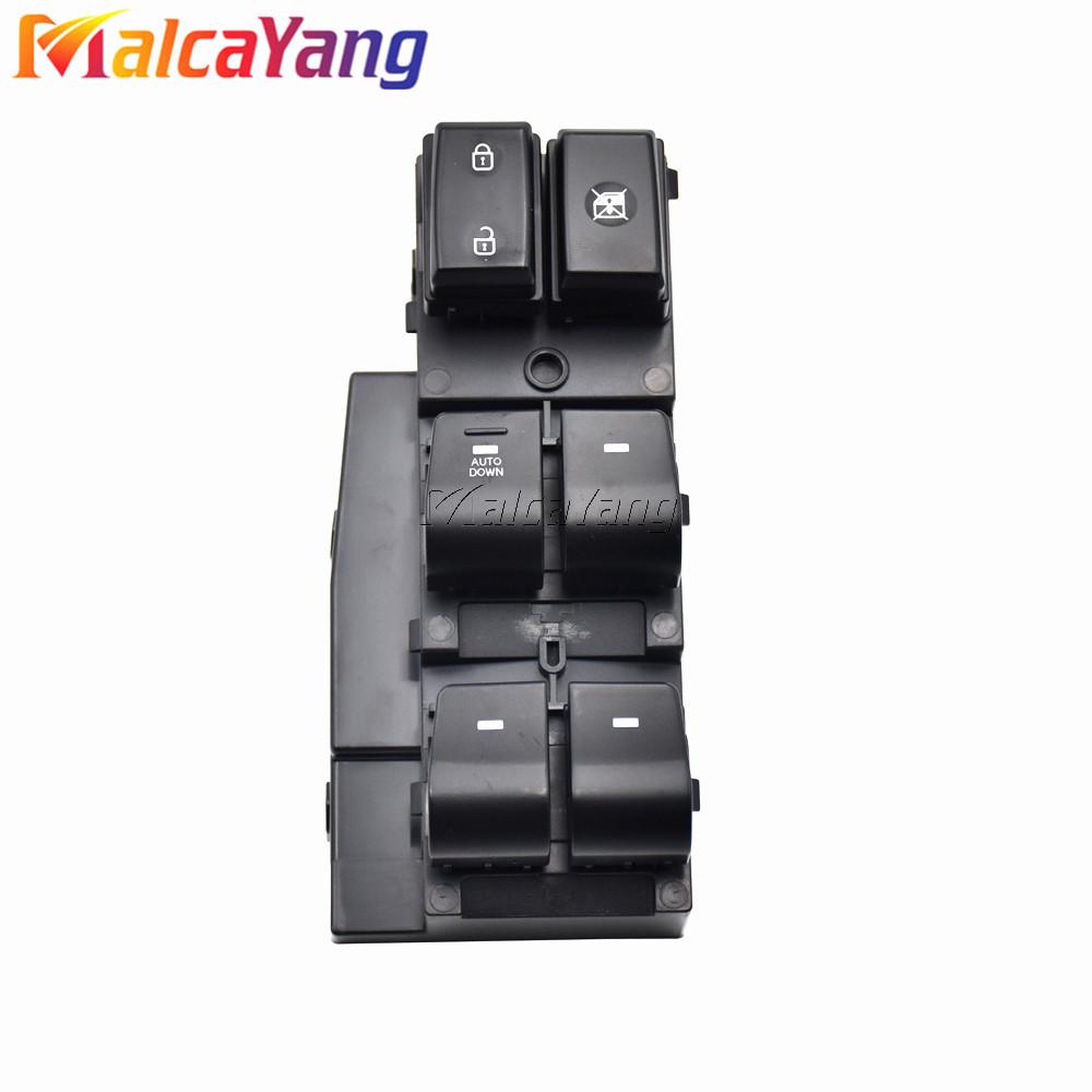 Left Hand Drive For Hyundai Elantra 2017 2018   Electric Power Window Control Switch Button 93570-F20004X 93570-F2100