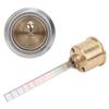 Copper Security Lock Round Anti Theft Interior Door Mechanical Lock Cylinder for Iron Wooden Safety Doors with 3 Keys