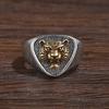 Adjustable Vintage Zodiac Animal Ring Men Women 3D Design Copper Statement Jewelry