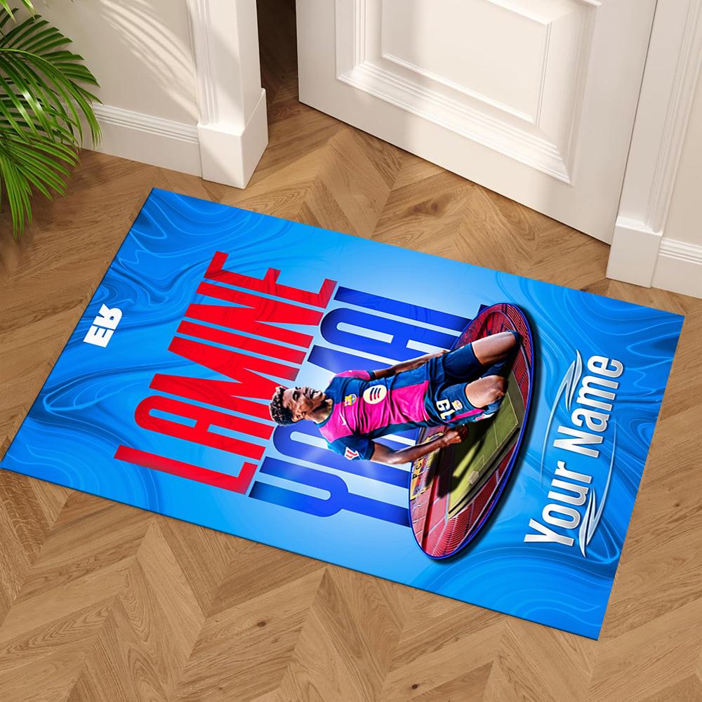 Yamal Customize Your Name Floor Rug Office Rug Suitable for Hallway Bedrooms Decorate room Outdoor Anti-slip Rug Office home decor