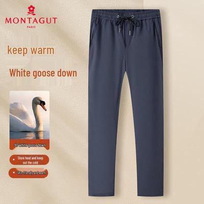MONTAGUT Herren 90% Gänsedaunen Thermische Freizeit-Hose
