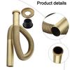 Flexible Brass Drain Hose for Kitchen and Bathroom Sink Installation