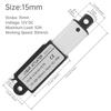 Mini Electric Linear Actuator 12V 10-200mm Stroke Electric Reciprocating Lifting Linear Motion Actuator for Home Automation with Mounting Brackets