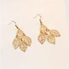 Leaf Earrings Femininity New Niche Design Retro Style Atmosphere Summer Popular