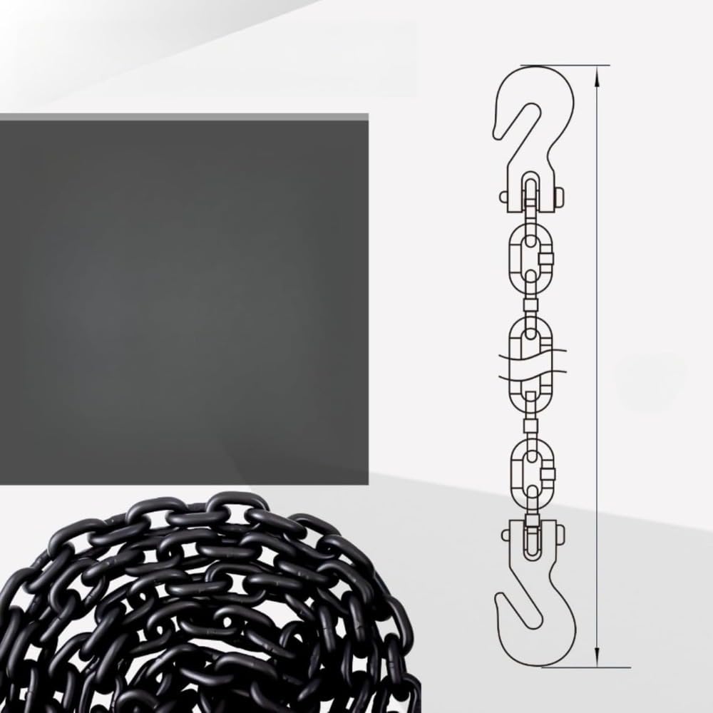 Transport Binder Chain Safe Working Load | Heavy Duty Tow Chain with Clevis Grab