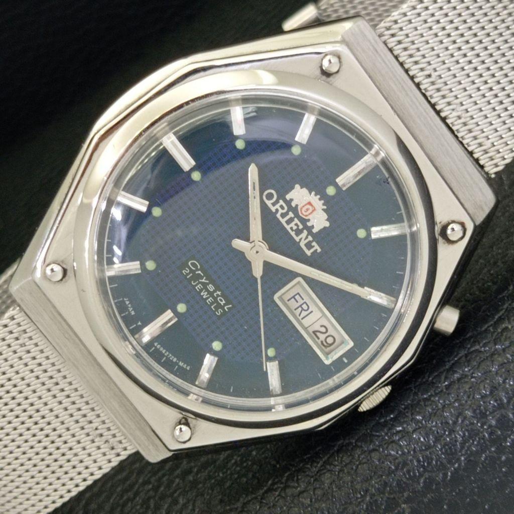 

Б/у ORIENT CRYSTAL AUTOMATIC 46941 ЯПОНИЯ МУЖСКИЕ ОРИГИНАЛЬНЫЕ ЧАСЫ С ЦИФЕРБЛАТОМ a433062-2 R114-a433062