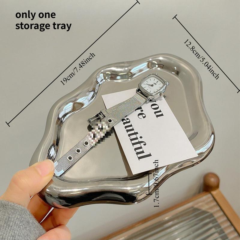 

1pc Cloud Jewelry Aromatherapy Display Tray Light Luxury Entryway Key Storage Ornament Decorative Organizer for Home Decor