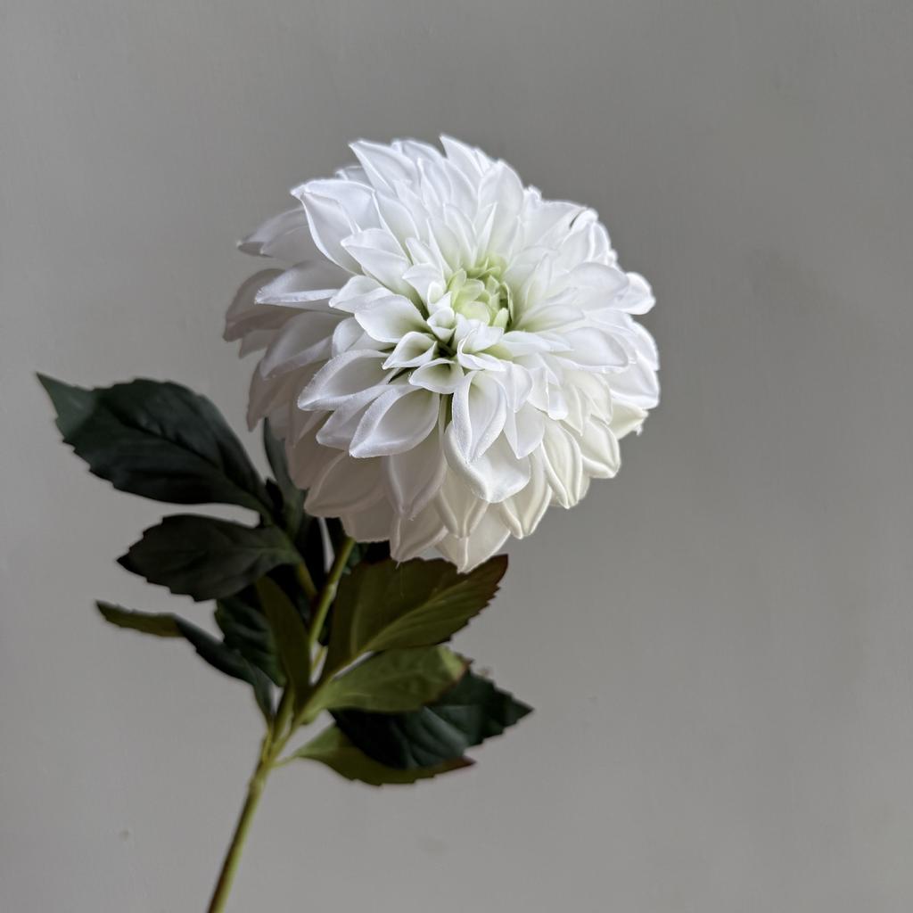 Lifelike artificial dahlia flower with 1 heads long branch silk flower for home wedding decor birthday party bedroom Decoration